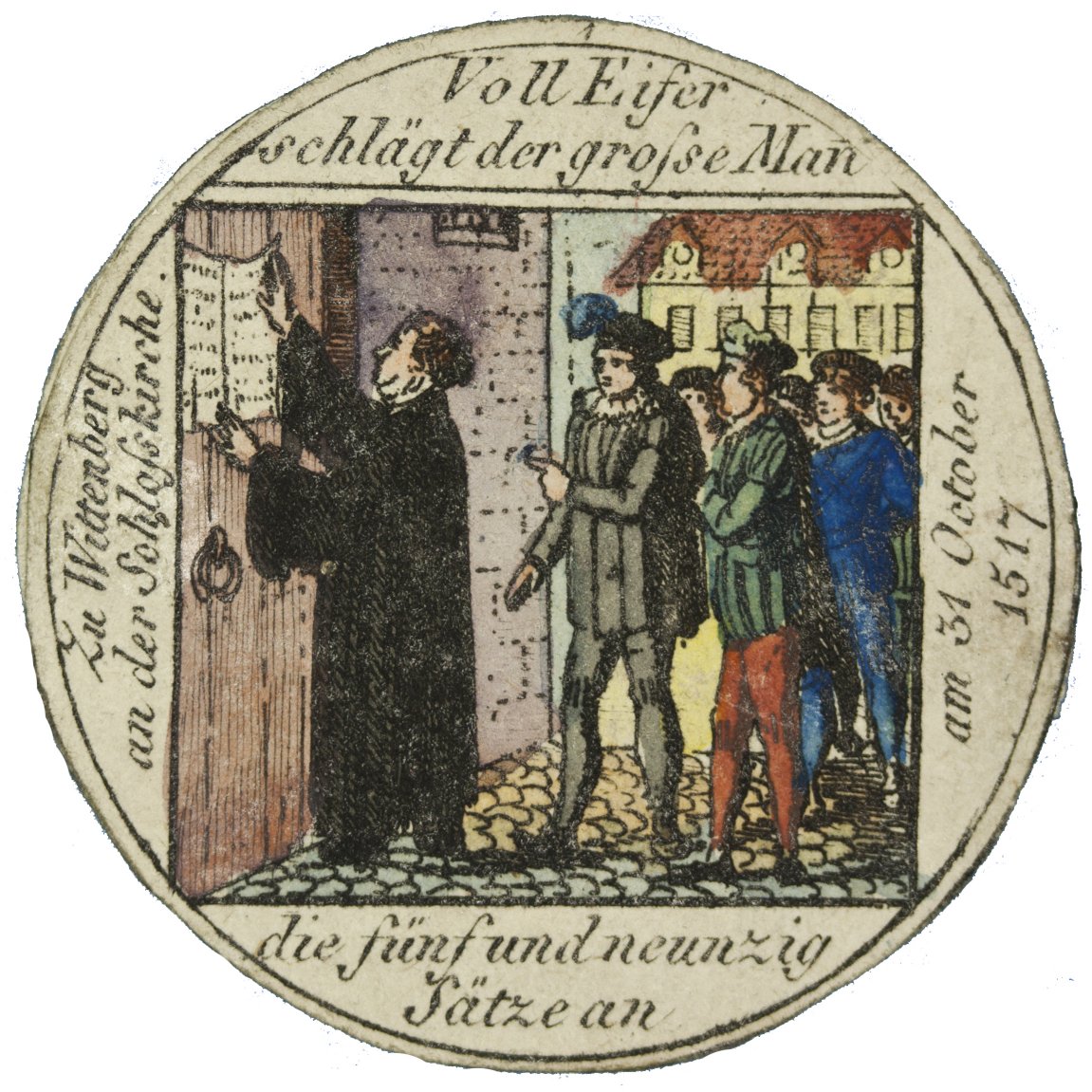 
Medal design for the 300th anniversary of the Reformation, 1817. Lutheran School of Theology, Chicago.